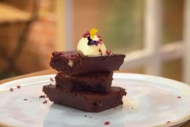 Brownie húmedo en airfryer  