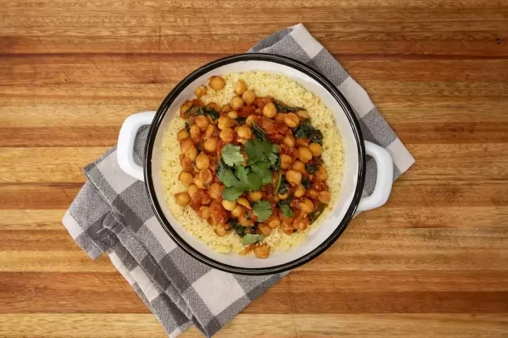 Cous cous con garbanzos